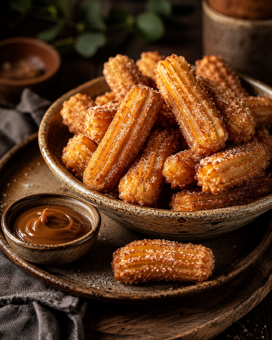 Mini Churros de Doce de Leite — BRASA Carnes e Massas